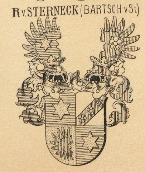 sterneck Coat of Arms / Family Crest 2