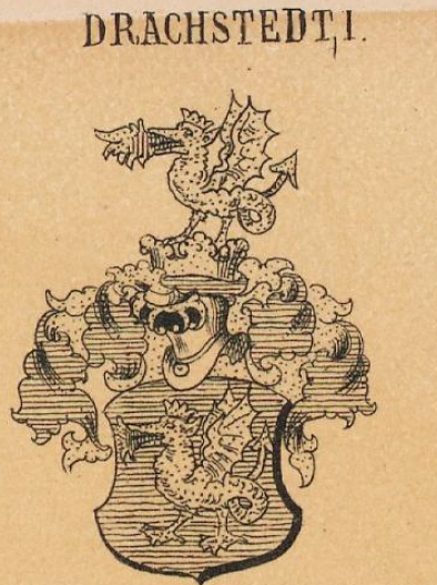 Drachstedt Coat of Arms / Family Crest 1