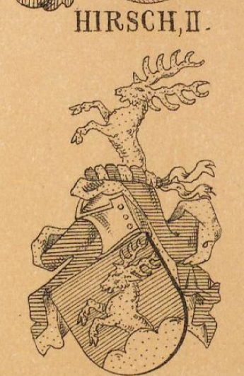 Hirsch Coat of Arms / Family Crest 2