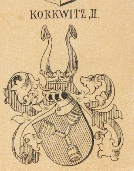 Korkwitz Coat of Arms / Family Crest 1