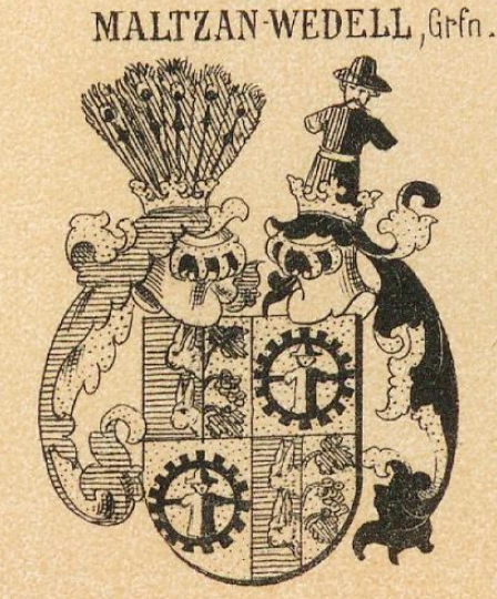 Maltzan-Wedell Coat of Arms / Family Crest 0