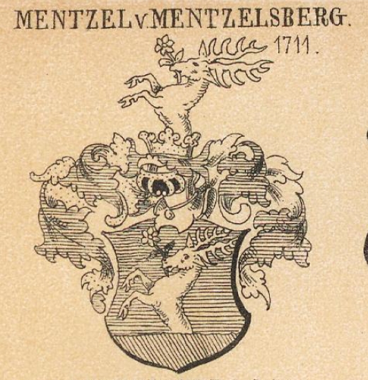 Mentzel Coat of Arms / Family Crest 1