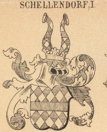 Schellendorf Coat of Arms / Family Crest 1