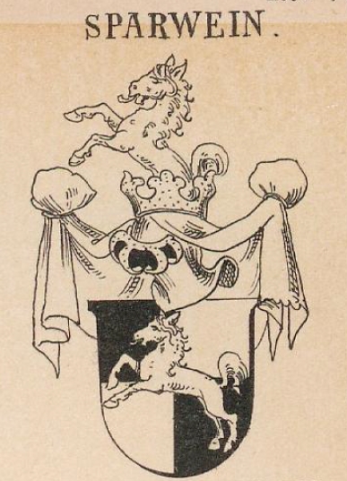 Sparwein Coat of Arms / Family Crest 1