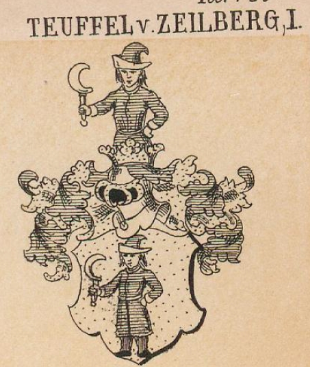 Teuffel Coat of Arms / Family Crest 3
