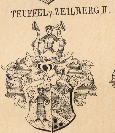 Teuffel Coat of Arms / Family Crest 4