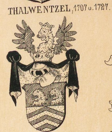 Thalwentzel Coat of Arms / Family Crest 1