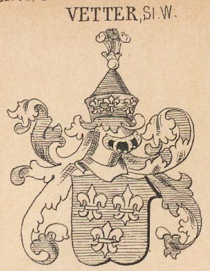 Vetter Coat of Arms / Family Crest 6