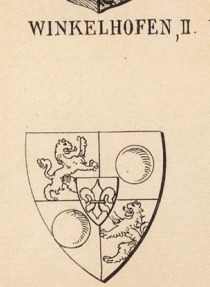 Winkelhofen Coat of Arms / Family Crest 1