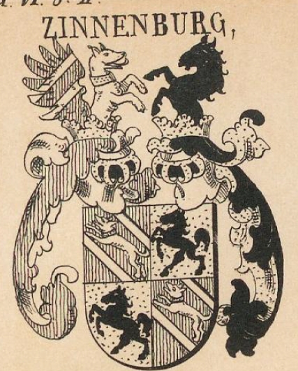 Zinnenburg Coat of Arms / Family Crest 1