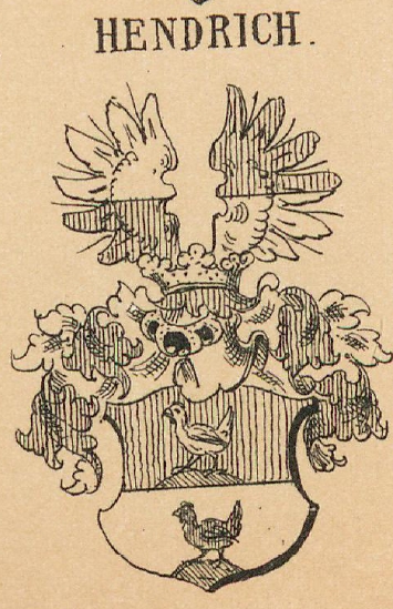 Hendrich Coat of Arms / Family Crest 1