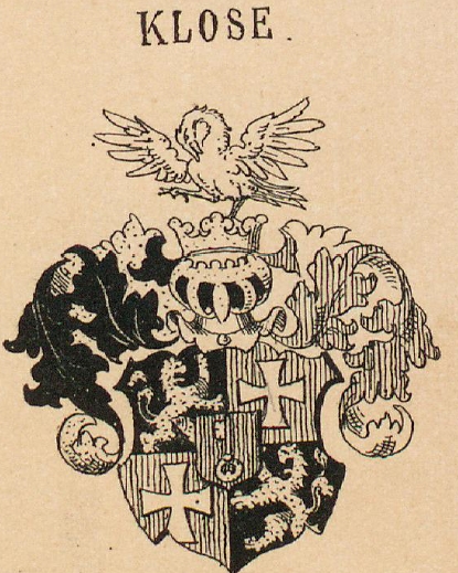 Klose Coat of Arms / Family Crest 2