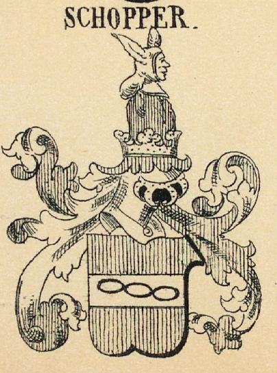 Schopper Coat of Arms / Family Crest 1