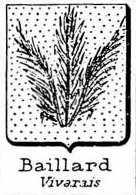 Baillard Coat of Arms / Family Crest 0