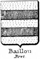 Baillou Coat of Arms / Family Crest 2