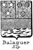 Balaguer Coat of Arms / Family Crest 1