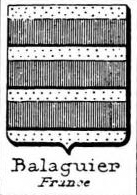 Balaguier Coat of Arms / Family Crest 0