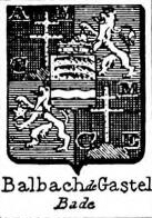 Balbach Coat of Arms / Family Crest 1