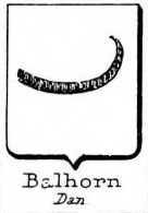 Balhorn Coat of Arms / Family Crest 0