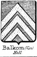 Balkom Coat of Arms / Family Crest 0