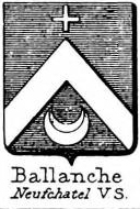 Ballanche Coat of Arms / Family Crest 0