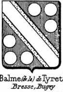 Balme Coat of Arms / Family Crest 4