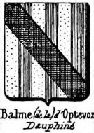 Balme Coat of Arms / Family Crest 9