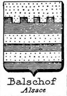 Balschof Coat of Arms / Family Crest 0