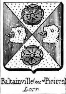 Baltainville Coat of Arms / Family Crest 0