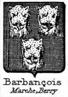 Barbancois Coat of Arms / Family Crest 0