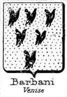 Barbani Coat of Arms / Family Crest 1