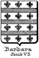 Barbara Coat of Arms / Family Crest 3