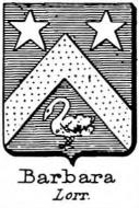 Barbara Coat of Arms / Family Crest 1