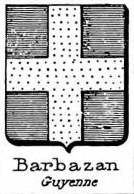 Barbazan Coat of Arms / Family Crest 0