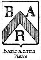 Barbazini Coat of Arms / Family Crest 0