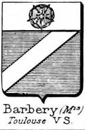 Barbery Coat of Arms / Family Crest 0