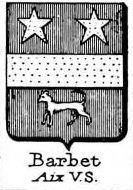 Barbet Coat of Arms / Family Crest 0