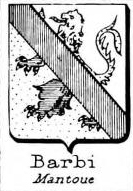 Barbi Coat of Arms / Family Crest 1