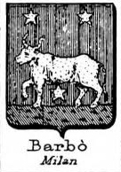 Barbo Coat of Arms / Family Crest 2