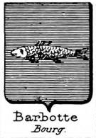 Barbotte Coat of Arms / Family Crest 1
