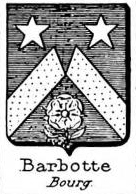 Barbotte Coat of Arms / Family Crest 2
