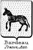 Bardeau Coat of Arms / Family Crest 1