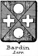 Bardin Coat of Arms / Family Crest 1