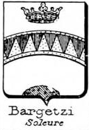 Bargetzi Coat of Arms / Family Crest 0
