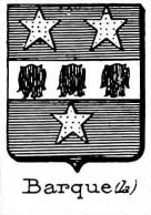 Barque Coat of Arms / Family Crest 1