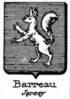 Barreau Coat of Arms / Family Crest 1
