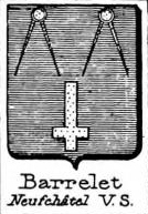 Barrelet Coat of Arms / Family Crest 0