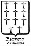 Barreto Coat of Arms / Family Crest 1