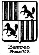 Barrez Coat of Arms / Family Crest 1