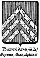 Barriere Coat of Arms / Family Crest 2